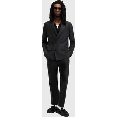 AllSaints Langton Blazer Charcoal Grey Maat: 36 | Blazers Outlet | Heren | Grijs