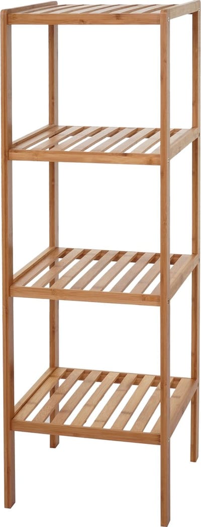 Badkamerplank MCW-B18, badkamermeubelplank, bamboe ~ 110x34x33cm