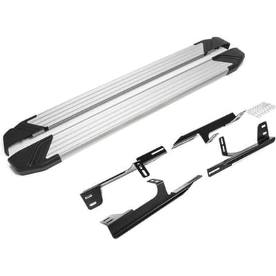Aluminium treeplanken - JJ-AUTOMOTIVE - Honda CR-V 2012-2016 - 2 stuks - ABE-certificaat - Grijs