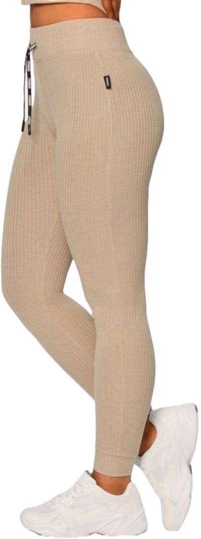 Stronger - Cush Flare Legging - Sportbroek - Dames - Simply Taupe - Maat XXL