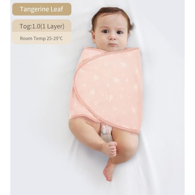 Dubbellaagse Baby Pasgeboren Baby Wikkeldoek Tie Anti Schrik Sprong Zomer Dunne Katoen Zacht Luiertafel Tas (as the picture,Dilayer   S) beige