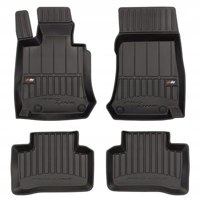 FROGUM – 3D Rubber Vloermatten voor MERCEDES GLC C253 (2016-2023) SUV Coupe – Set van 4 – TPE – Hoge rand 6 cm