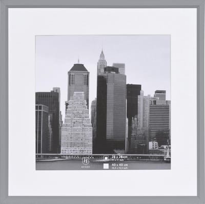 Fotolijst - Henzo - Metallica - Fotomaat 40x40 cm - Zilver