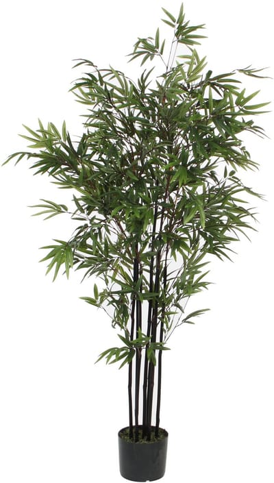 Mica decorations Bamboe struik kunstplant - 150 x 80 cm - Grote volle huis/kantoorplant
