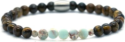 Heren armband - tijgeroog 6mm - Ibizamen