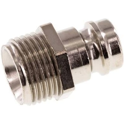 Messing DN 9 Tempereerkoppeling Insteeknippel G 3/8 inch Buitendraad [5 Stuks]