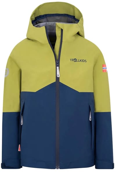 Trollkids Gjende Jas Groen,Blauw 164 cm Jongens,Meisjes