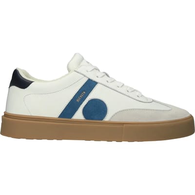 Blackstone QUARTZ AUDEN - EG554 White Blue - Sneaker (low) - Heren - White - Maat: 41