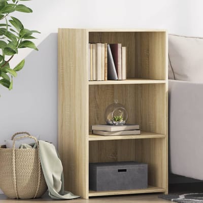 vidaXL - Dressoir - 50x41x93 - cm - bewerkt - hout - sonoma - eikenkleurig