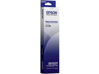 Epson Ribbon Zwart for LQ-590 - Print ribbon Zwart