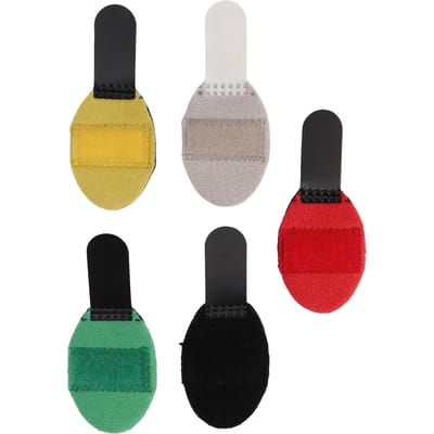 5 stuks Vinger Fixatie Band Pasbare Dichtheid Ademende Vinger Stabilisatie Spalk Beugel Verschillende gray