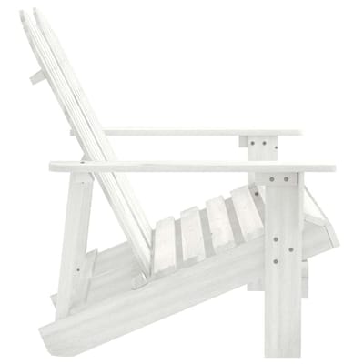 vidaXL - Tuinstoel - 2-zits - Adirondack - massief - vurenhout - wit