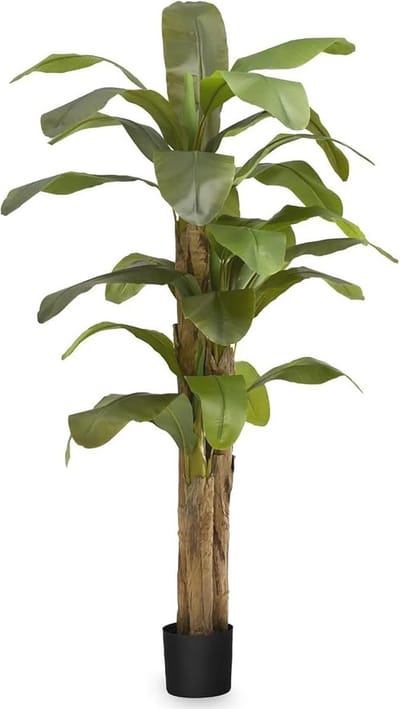 Kunstmatige Bananenboom - Decoratieve Plant - Binnen Decoratie - Hyperrealistisch Ontwerp - 210 cm - Groen