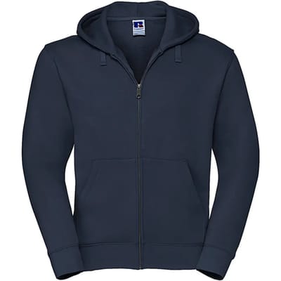 Authentic Full Zip Hoodie Sweatshirt 'Russell' French Navy - XXL