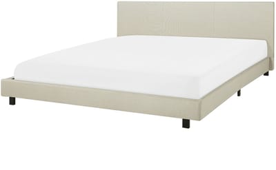 ALBI - Tweepersoonsbed - Beige - 180 x 200 cm - Polyester