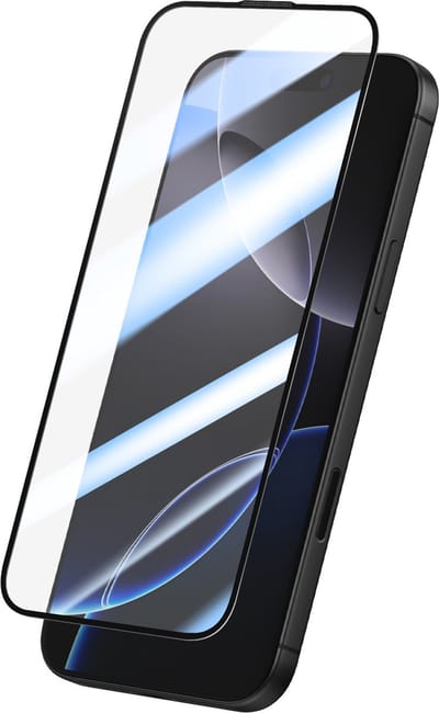 OEM Ultra Strong 45KG schermbeschermfolie voor Apple iPhone 16 Pro Max, gehard glas, full glue, 2.5D, zwart