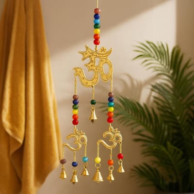 Ancient Wisdom - Decoratief beeld - Hamsa klokkenspel met 5 bellen - chakra - rust - harmonie - interieur - meditatie