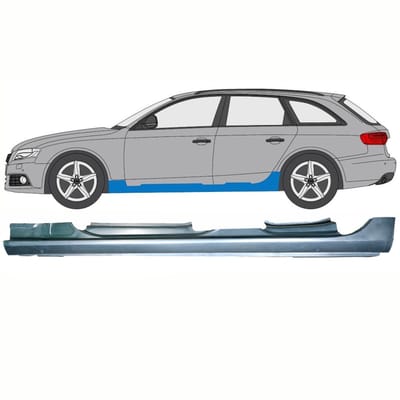Volledige dorpel voor Audi A4 B8 2007-2016 / Links