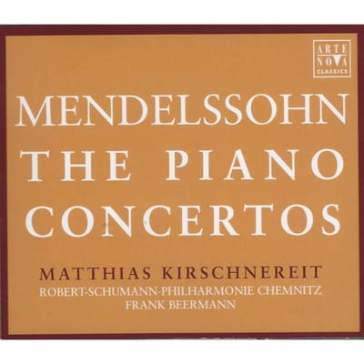 CD FELIX MENDELSSOHN-BARTHOLDY, MATTHI - De Pianoconcerten 88697386222 Arte Nova Class 2009 Europa Klassiek Gebruikt beige