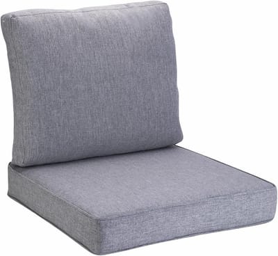 JMGBird Terrasstoelkussenset, zitkussen voor buiten, 60 x 60 cm, terraskussens voor tuinmeubilair