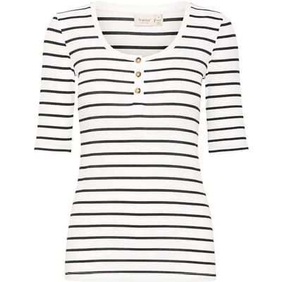 fransa - FRHIZAMOND STRIPE TEE 32 - Dames - T-shirts