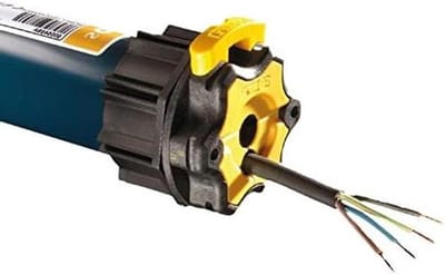 Rolluikschakelaar Motor - Buisadapter Schakelaar - Rolluiken Bediening - Mechanische Eindpositie Instelling - 35 Nm - Zwart