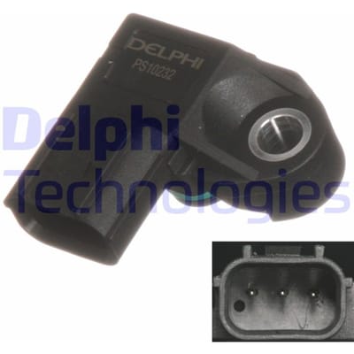 Sensor, inlaatspruitstukdruk DELPHI PS10232-12B1