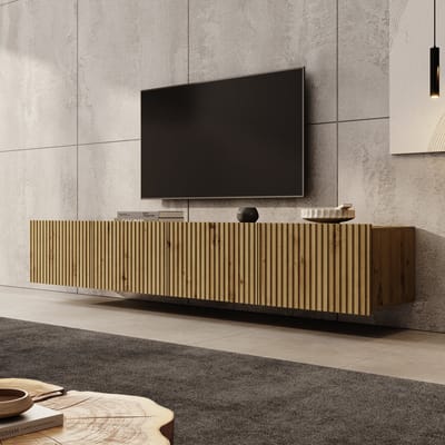 Meubella - TV-Meubel Kenderes - Eiken - 200 cm