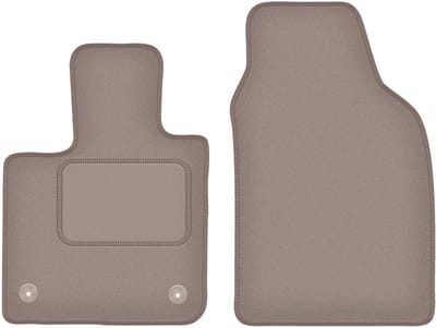 Beige voormatten voor: Fiat E-500X / 500x Electric crossover (2019-)
