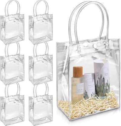 Transparante Cadeauzakjes - 25 Stuks - Herbruikbaar - Draagtassen - Winkelen - Bruiloft - Verjaardag - Babyshower - Oudejaarsfeest