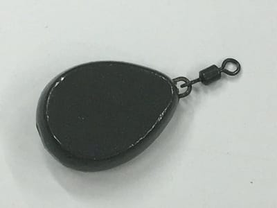 Flat Pear Swivel Fishing Casting Ledger - 10 Pack