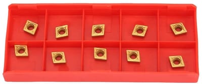 Reversible CNC Carbide Inserts voor Draai- en Freesgereedschap, 10 Stuks CCMT060204 en CCMT21.51 voor Precisie Bewerking