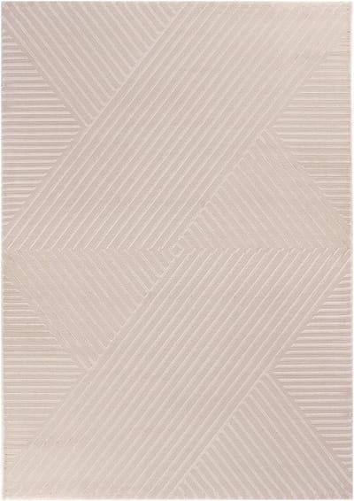 Flycarpets Cara Modern Japandi Intersecto Vloerkleed - Beige - 160x230 cm