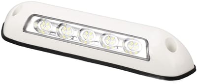 Allecto - LED-luifelverlichting - Waterdicht - 30 LED-kralen - Wit - Verandaverlichting - DC 12V 24V - Geschikt voor RV