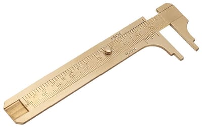 Precisie Meetinstrument voor Metingen in Inch en Millimeter met Dubbele Schalen - 100mm Kaliber Regelaar