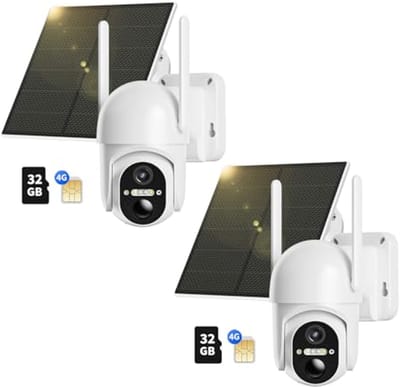Buitengewone 4G LTE Beveiligingscamera met Nachtzicht en 360° PTZ