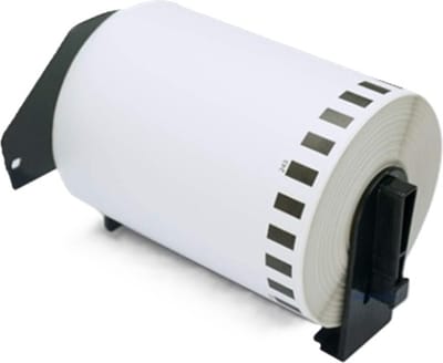 Label Tape Geschikt voor Brother DK-22243 | 102 mm x 30,48 m | Zwart op Wit - 1 stuk - Geschikt voor: QL-500 QL-550 QL-560 QL-570 QL-580N QL-650TD QL-1050N QL-1060N QL-700 QL-710W QL-720NW QL-800 QL-810W QL-820NW TD-2130N QL-600 QL-1100 QL-1110