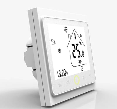 uJOY Slimme temperatuur regelaar - LCD-scherm soft touch - Slimme thermostaat - Draadloze afstandsbediening - Stembesturing