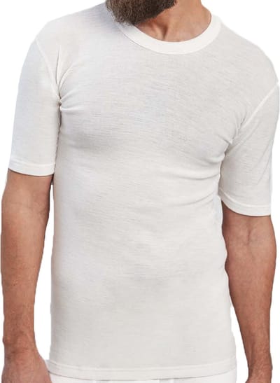 Beeren Thermo Heren shirt met Korte Mouw Wit - maat XL