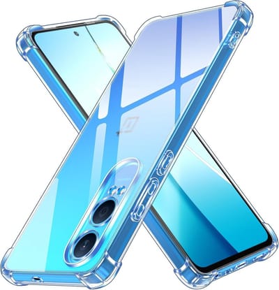 Casemania Hoesje Geschikt voor OnePlus Nord CE 4 Lite - Transparant - Anti Shock Hybrid Back Cover