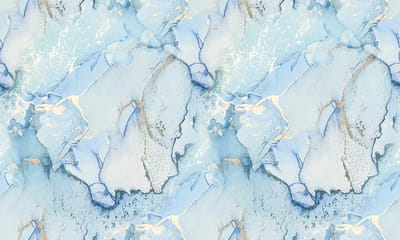 Zelfklevende vloerbedekking - BLAUW MARMER EFFECT - Antislip beschermlaag op rol - 60x100cm