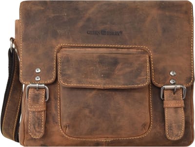 Greenburry Vintage Revival Vol. 1 Schoudertas Leer 28 cm - Jongens - braun
