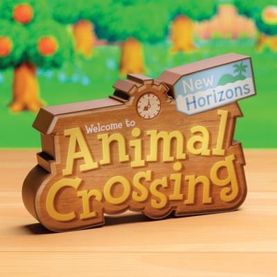Paladone Animal Crossing Logo Light - Tafellamp - Nachtlamp - 23 x 16 x 5 cm