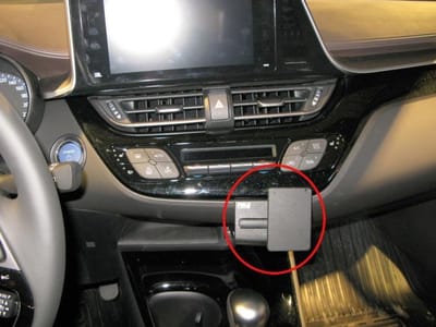 Brodit ProClip houder geschikt voor Toyota C-HR 2017-2023 Angled mount