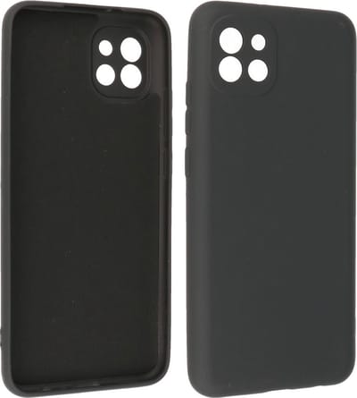 Hoesje Geschikt voor de Samsung Galaxy A03 - Fashion Color Backcover Telefoonhoesje - Zwart