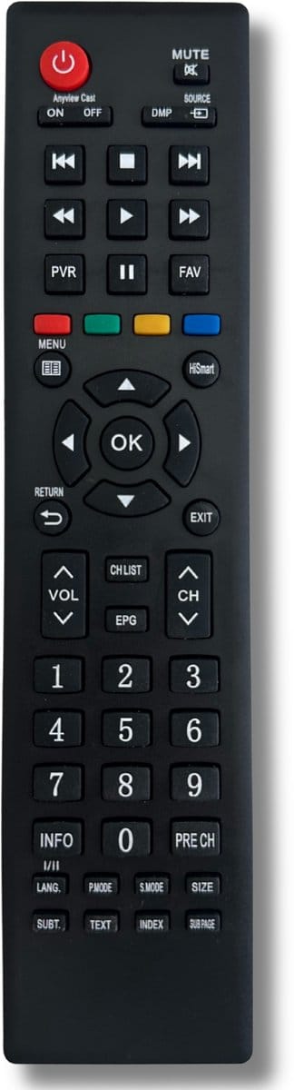 Vervangende afstandsbediening Hisense ER-22601A / ER-22601B / ER-22654HS / ER-22655HS afstandsbediening