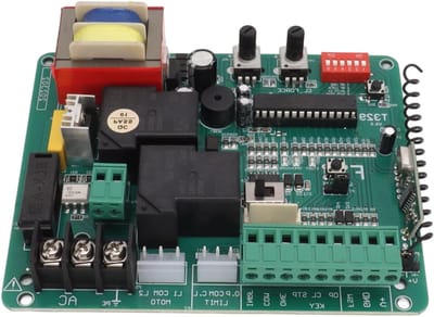 Elektronische Poortmotor Besturingsprintplaat met LED-indicatie, Afstandsbediening, 220V, Veiligheid en Tijdbescherming voor Automatische Deuren