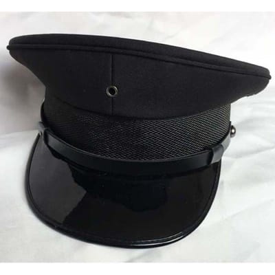 Chapeaux Militaires Grande Taille 63cm Casquette à Visière d'Officier Allemagne Unisexe Multi-Taille Grande Tête Chapeau d'Armée Casquette de Police Chapeau de Fête Cosplay Halloween 57cm black
