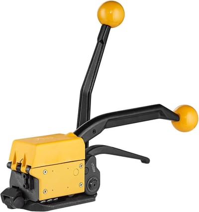 Handmatige Bandmachine - Verpakkingsgereedschap - Goederen Vastzetten - 3-in-1 Functionaliteit - 13-19 mm Bandbreedte - Zilverkleurig