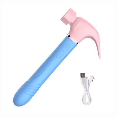 Extreme Hamer Vibrator - Telescoop Functie - Zuigen - Trillen - Luchtdruk